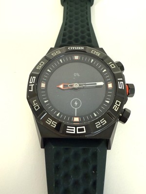 Citizen CZ Smart Hybrid Silicone Sport Smart Watch YF20MV-01 - NO CHARGER - NEW