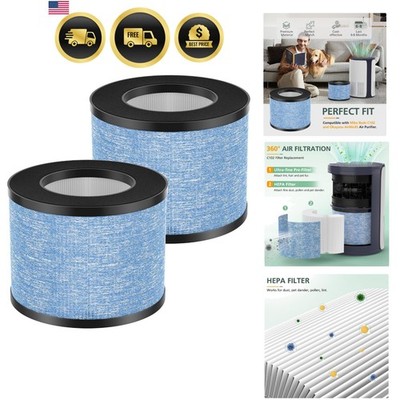 HEPA Air Filter Replacement 2 Pack for Miko Ibuki Air Purifier MA-01CW