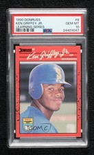 1990 Donruss Learning Series Ken Griffey Jr #8 PSA 10 GEM MT HOF