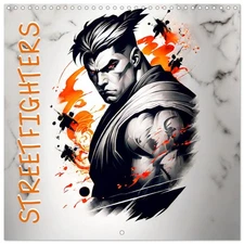 Streetfighters  (Wall Calendar 2026 12" x 24" / 30 x 60 cm (open)) CALVENDO 12 M