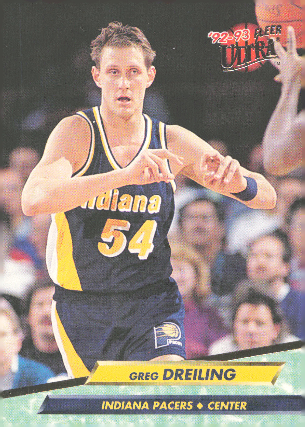 1992-93 Fleer Ultra - Greg Dreiling #273 Pacers