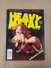 Heavy Metal Comic Fantasy Illustrated Magazine 12/1985  Collector's Item. C3