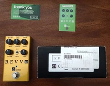 Revv G2 Gold G2 Boutique Overdrive w/Box & Quick Start Card   OPEN BOX