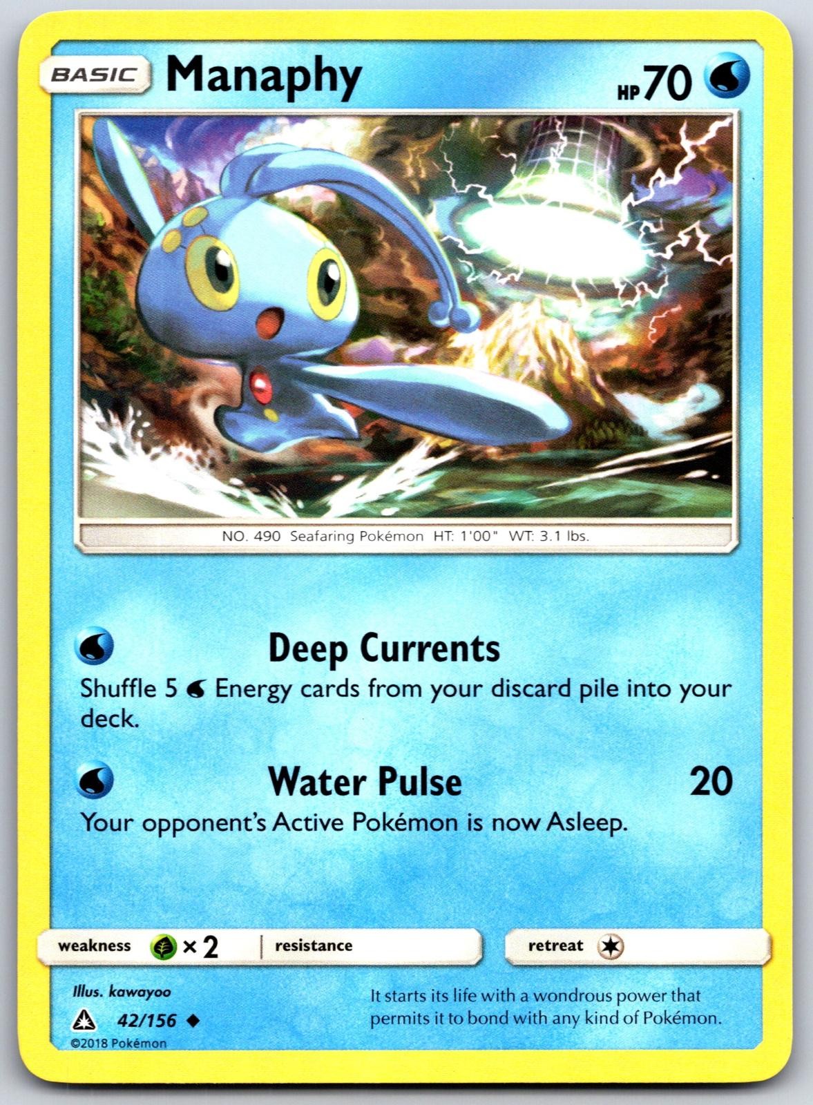 Manaphy 42 UC Ultra Prism Pokemon NM