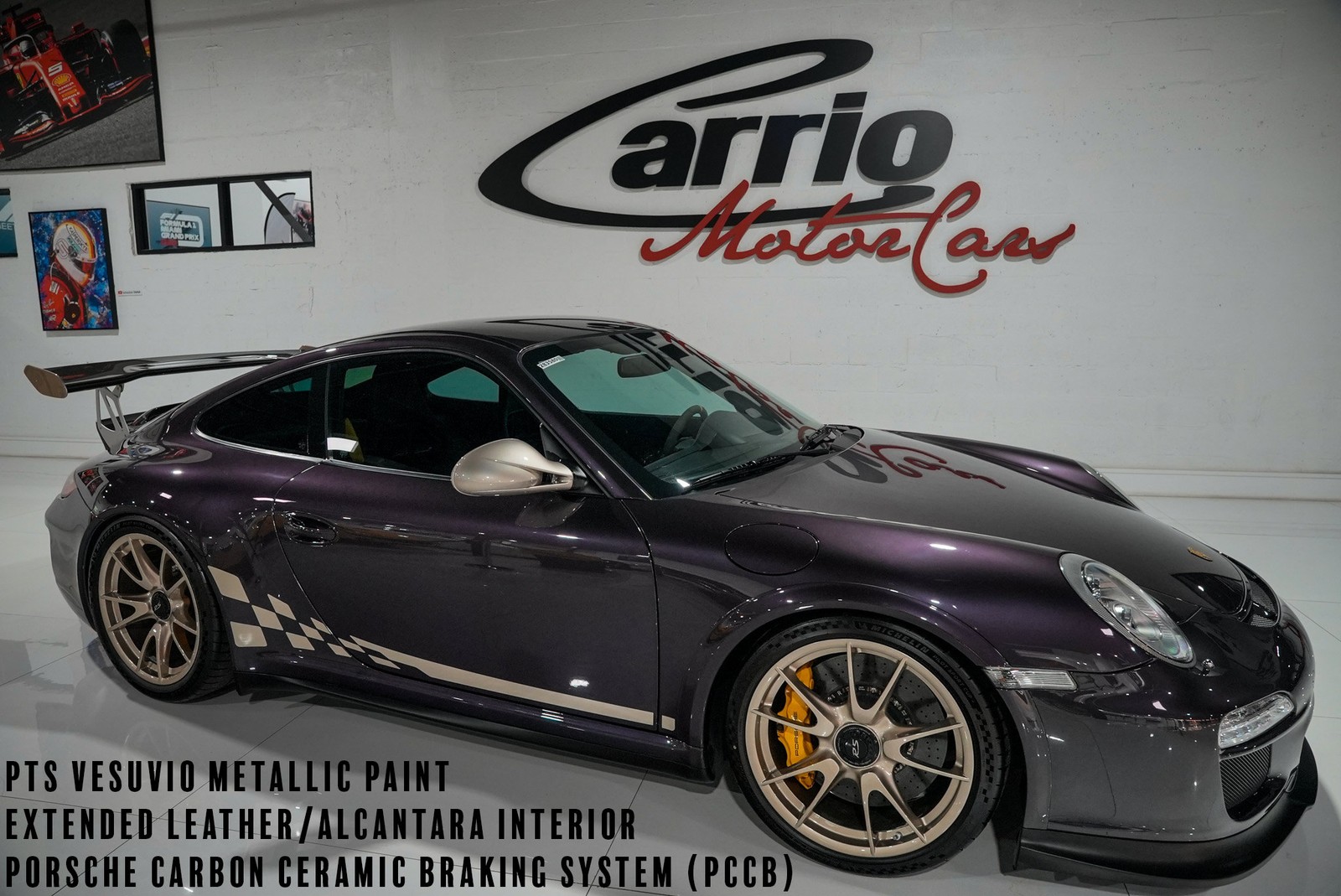 2011 Porsche 911 PTS Vesuvio Metallic Paint, Extended Leather/Alcantara image 1