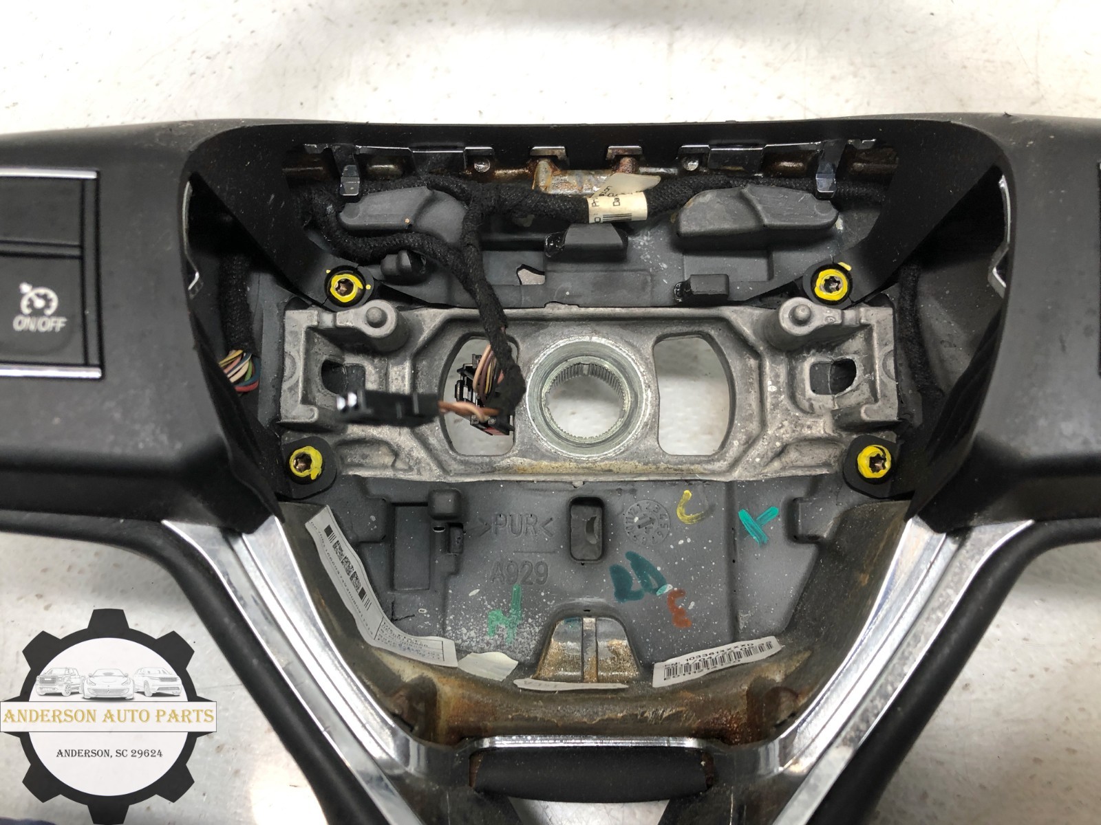 2014-2020 MASERATI QUATTROPORTE LEATHER STEERING WHEEL W/ SWITCHES OEM #NOTE