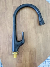 Kohler Simplice K-596-BL Matte Black Faucet - FOR PARTS - Spray Head, Body, Hand