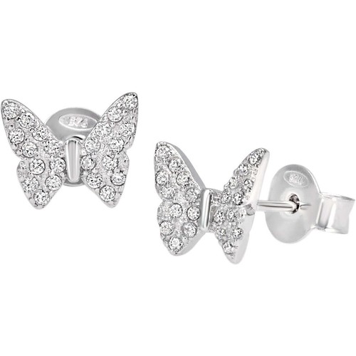 Orecchini a margherita in argento sterling: borchie con fiore Orecchini a margherita in argento sterling: borchie con fiore