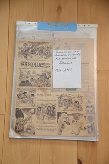 Mecki Hörzu over 40 original pages from 1951 1953 "Mecki's Adventure" complete!