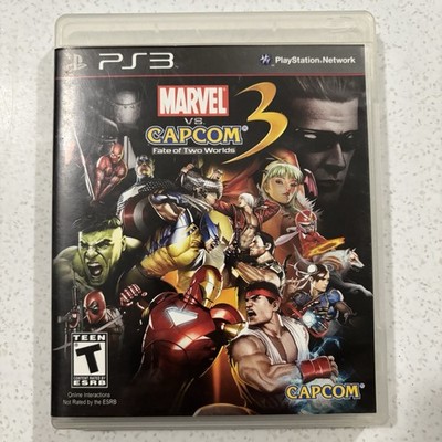 Marvel vs. Capcom 3: Fate of Two Worlds (Sony PlayStation 3, 2011) PS3 -Complete