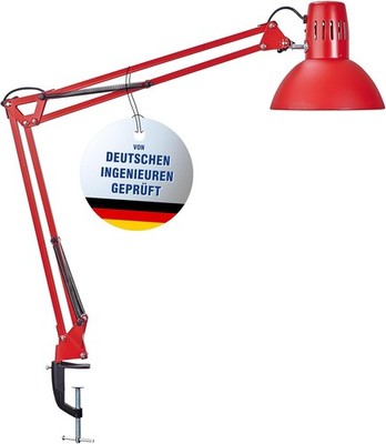 Schreibtischlampe LED MAULstudy Lampe E27 Schreibtischlampe Retro Klemmfuß 3000K