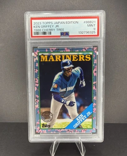 2023 Topps Japan Ken Griffey Jr Cherry Tree #88B-21 PSA 9 HOF Mariners