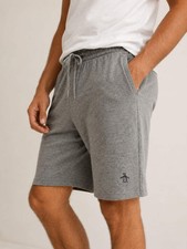 Mens Penguin Jogger Sweatshorts in Light Grey Summer Shorts M L XL XXL