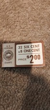United States Postage Stamps Green One Cent Thomas Jefferson Booklet 