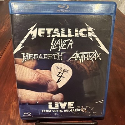 The Big 4: Metallica, Slayer, Megadeath, Anthrax Live Bulgaria Blu-ray w/ Poster