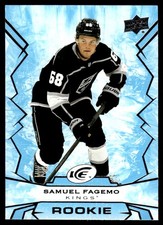 2022-23 Upper Deck Ice Samuel Fagemo Auto Los Angeles Kings #104
