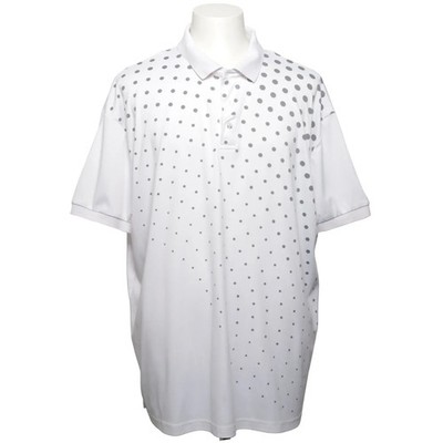 Abacus, Poloshirt, Größe: 3XL, Weiß, Polyester, Gepunktet, Herren #tbE