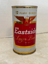 Vintage Eastside Lager Beer Empty Beer Can Flat Top /B30