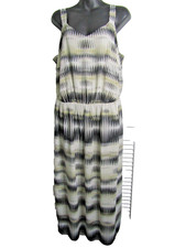 Vince Camuto Size 1X Off White with Black & Beige Designs Fully Lined