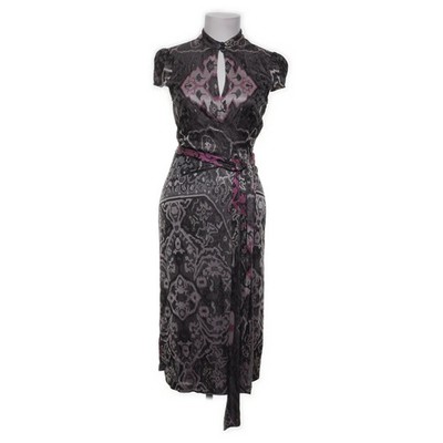 Diane von Furstenberg, Wickelkleid, Größe: 38, Mehrfarbig, Viskose, Paisley #ZUR