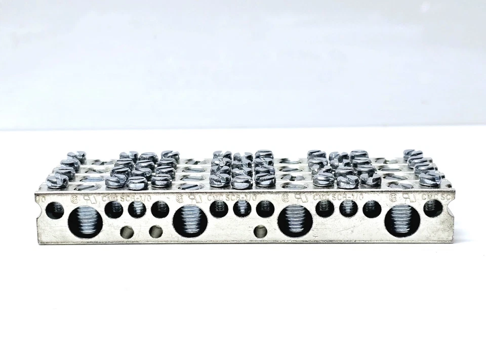 4 CMC #1/0 -14 #6-14AWG 15 Position Dual Rated Aluminum Ground Neutral Bar AL9CU - Image 2 of 4