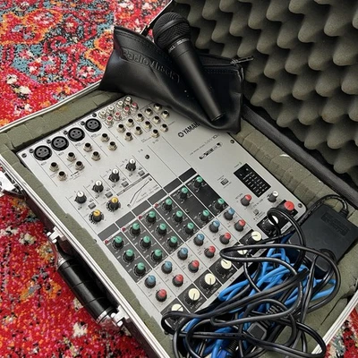 Yamaha USB Mixing Studio MW10c W/ Case & Microphone Tested Working - Image 1 of 4