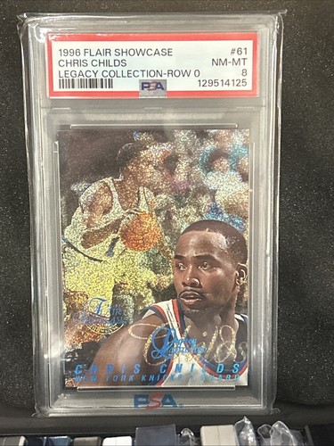 Chris Childs [Legacy Collection Row 1] #61 1996 Flair Showcase Legacy Collection card