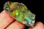 34Ct Ethiopian Welo Opal Play Of Color Facet Rough Specimen YOW1639 — photo 2