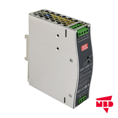 MEAN WELL DDR-120B-12 MW Hutschienen-DC/DC-Wandler (DIN-Rail) 12 V/DC 10A 120W