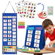 Visual Schedule for Kids with Autism 3 in 1 Toddler Routine Chart Responsibil...