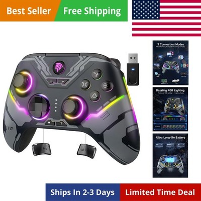 X15 Wireless PC Controller with Hall Effect Joysticks & Triggers, RGB Lightin...