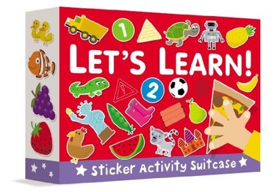 Let's Learn! (Sticker Activity Suitcase) by Philip Dauncey Hardback Book The