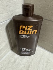 Pix Buin Allergy Suntan Lotion SPF30 New Huge 400ml Bottle Sunscreen