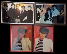 Two 1980s Duran Duran mirrors & two framed John Taylor pictures