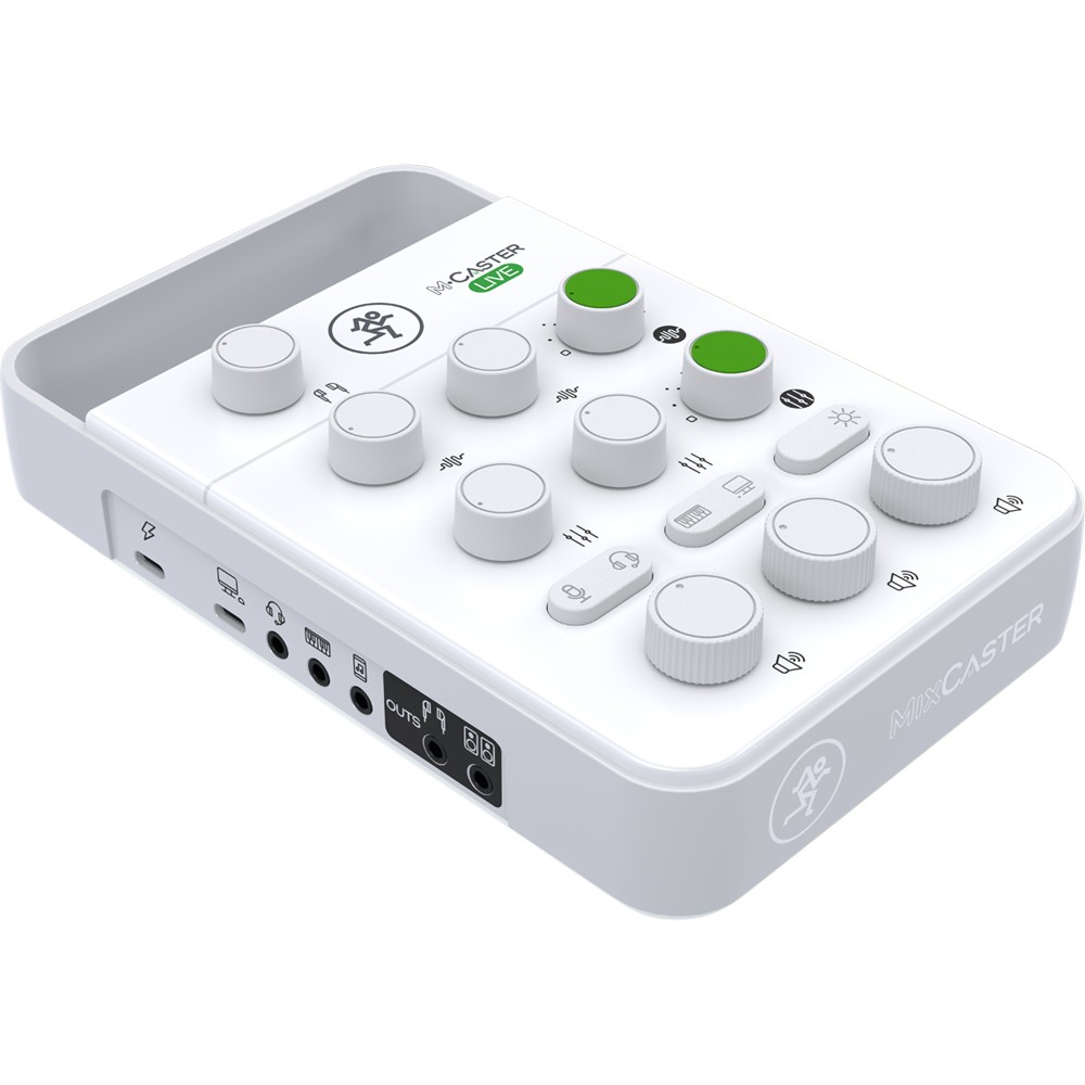 Портативный потоковый микшер Mackie M-Caster Live - Белый 2053609-00 - Открытая коробка 18390₽