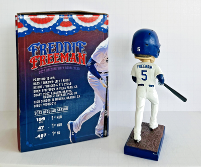 Freddie Freeman 2023 LA Dodgers Home Run Bobblehead SGA | eBay