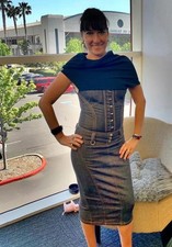 Stunning Denim dress by Dolce & Gabbana Made In Italy 🇮🇹