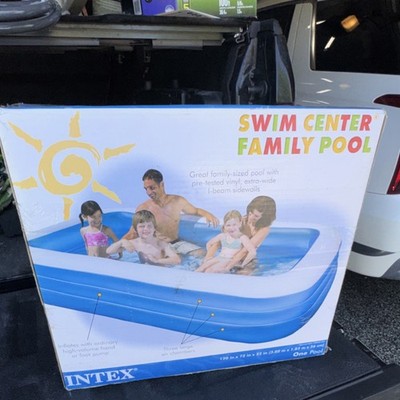 Intex Swim Center Family Inflatable Pool 120x72x22in Blue 58484EP