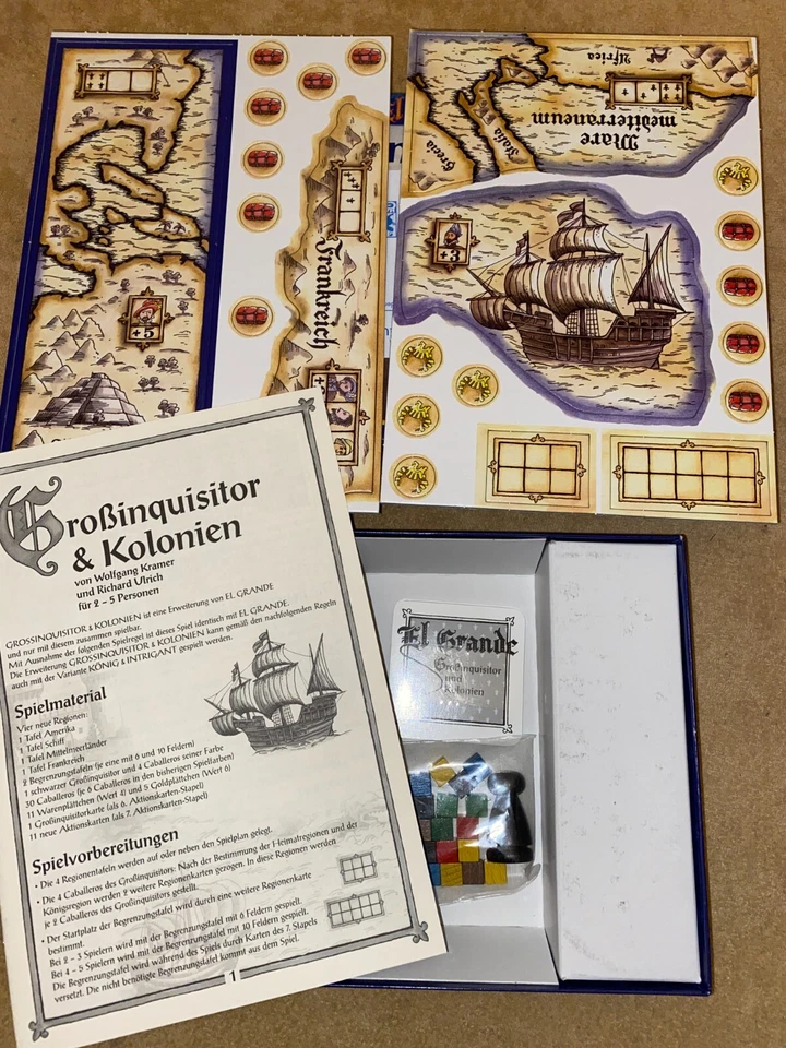 El Grande "Großinquisitor & Kolonien" Erweiterung -  Unbespielter Zustand!! - Bild 3 von 3