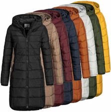 Damen Jacke Parka Mantel Steppjacke Steppmantel Damenjacke Eight2Nine LETN-039
