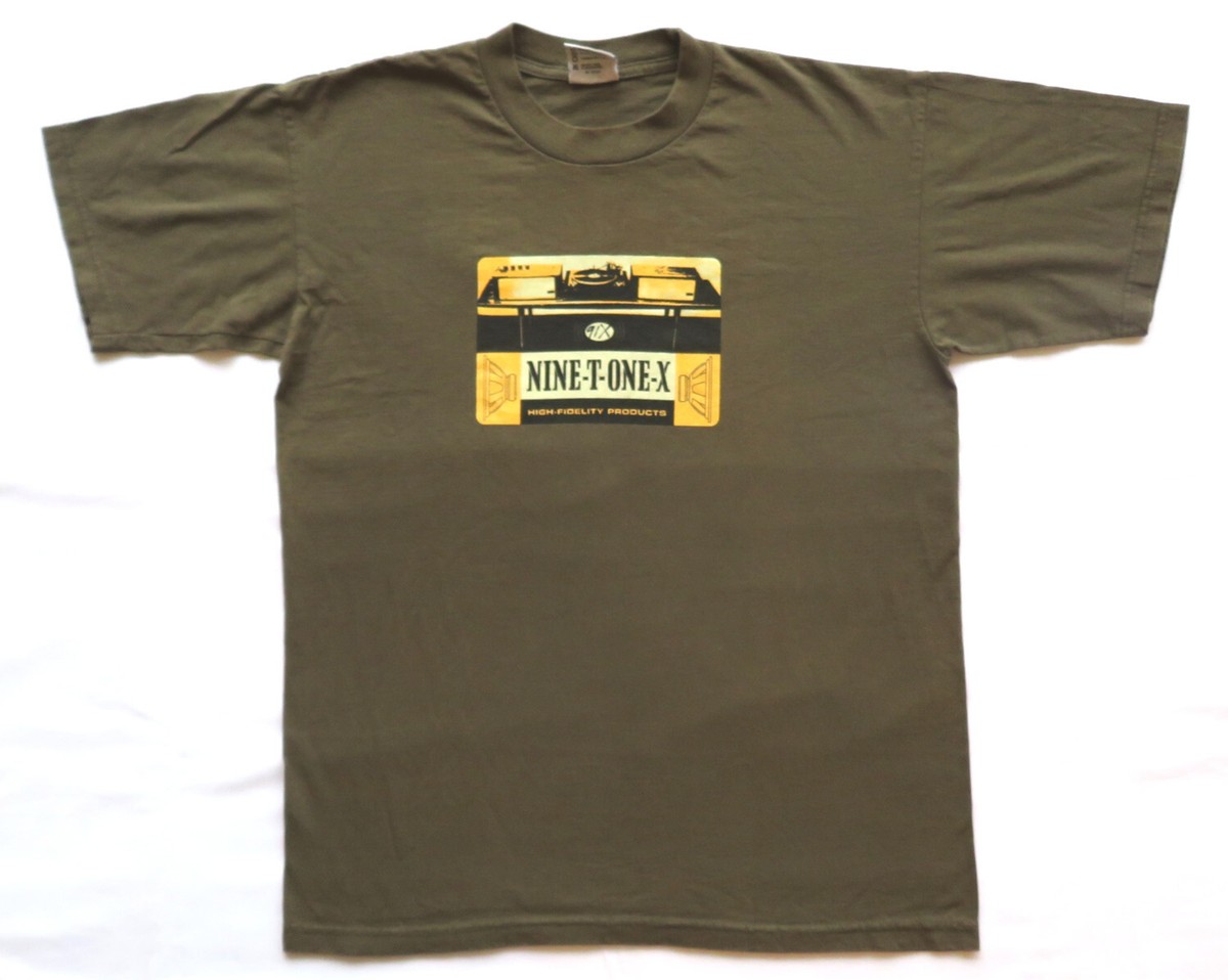 91X San Diego Rock Radio Station Vintage T Shirt 1990's Hi