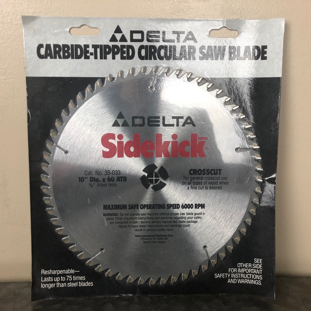 Delta Sidekick 35 018 10 Crosscut Flooring Blade Packaging For