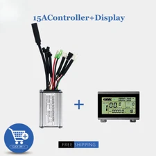 Electric Bicycle KT Controller 15A 6 Mosfet with LCD LED Display Brushless Motor