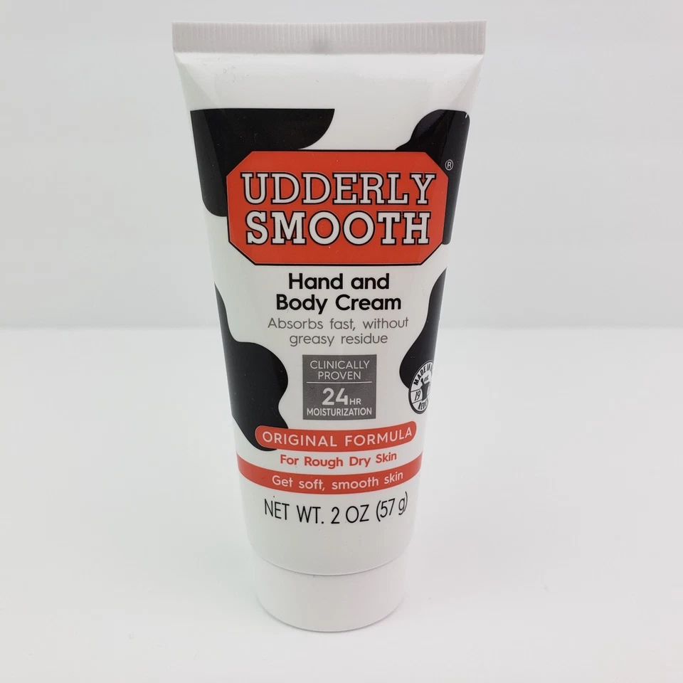 Loción Crema Manos y Cuerpo Fórmula Original Udderly Smooth 2oz Lote de 2 Foto 2 de 3