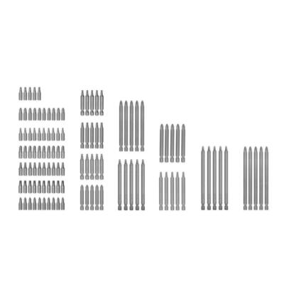 120 piece Insert & Power Drive Bit Set 1'' 2'' 3'' 4'' 5'' Phillips Square Torx