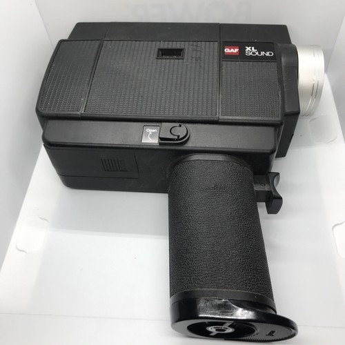 Vintage GAF XL Sound Super 8 Movie Camera TESTED With Case And Microphone