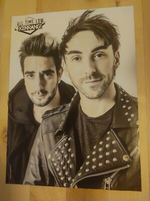ALL TIME LOW / MOTIONLESS IN WHITE  1 Page Clipping T96