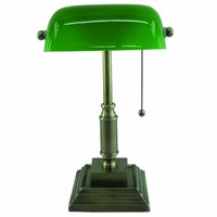 Normande Lighting Am3-624a Compact Fluorescent Banker`s Lamp , New, Free Shippin on sale Normande Lighting Am3-624a Compact Fluorescent Banker`s Lamp , New, Free Shippin on sale