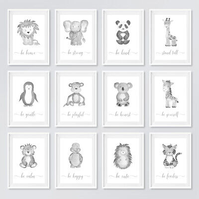 White and Grey Hamster Print kids wall art Nursery art Baby room Tiny Bow Prints Animal Prints kids room decor digital prints