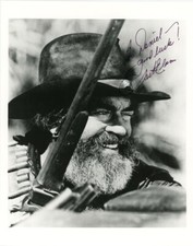 Jack Elam - Signed Black White Photograph